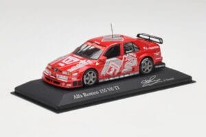 Alfa Romeo 155 V6 TI #2 Team Alfa Corse A. Nannini DTM 1994 Minichamps 1:43 430940202 Metal — zdjęcie 2 z 4