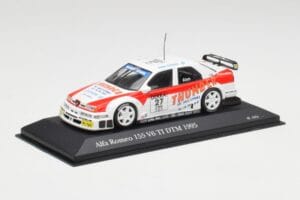 Alfa Romeo 155 V6 TI #27 M. Alen Presentation DTM 1995 Minichamps 1:43 430950227 Metal — zdjęcie 2 z 4