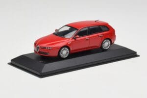 Alfa Romeo 159 Sportwagon Alfa Czerwony Minichamps 1:43 400120511 Metal — zdjęcie 2 z 4
