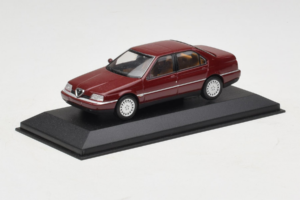 Alfa Romeo 164 3.0 Super V6 Ciemnoczerwony Minichamps 1:43 436120700 Metal — zdjęcie 2 z 4