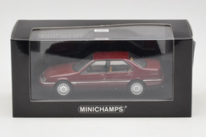 Alfa Romeo 164 3.0 Super V6 Ciemnoczerwony Minichamps 1:43 436120700 Metal — zdjęcie 4 z 4