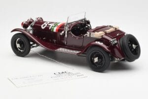 Alfa Romeo 1750 GS Spider #84 T. Nuvolari / B. Guidotti Mille Miglia Winner 1930 CMC 1:18 M-141 Metal — zdjęcie 5 z 6