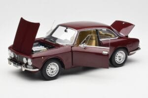 Alfa Romeo 2000 GTV Kasztanowy Czerwony Norev 1:18 187916 Metal — zdjęcie 2 z 8