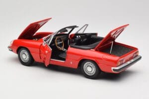 Alfa Romeo 2000 Spider Czerwony Minichamps 1:18 180120930 Metal — zdjęcie 5 z 8