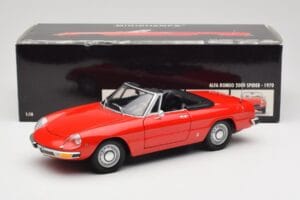 Alfa Romeo 2000 Spider Czerwony Minichamps 1:18 180120930 Metal — zdjęcie 8 z 8