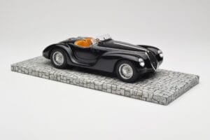 Alfa Romeo 6C 2500 SS Corsa Spider Czarny Minichamps 1:18 107120231 Metal — zdjęcie 4 z 6