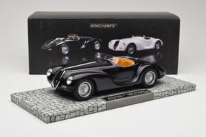Alfa Romeo 6C 2500 SS Corsa Spider Czarny Minichamps 1:18 107120231 Metal — zdjęcie 6 z 6