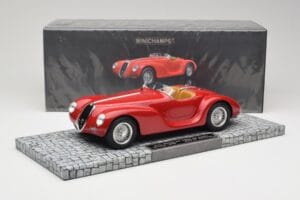 Alfa Romeo 6C 2500 SS Corsa Spider Czerwony Minichamps 1:18 107120230 Żywica — zdjęcie 6 z 6