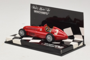 Alfa Romeo 159 Alfetta #3 C. Sanesi 6th Place British GP 1951 Minichamps 1:43 400511203 Metal — zdjęcie 3 z 5