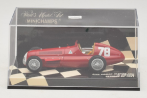 Alfa Romeo 159 Alfetta #78 P. Pietsch German GP 1951 Minichamps 1:43 400511278 Metal — zdjęcie 5 z 5