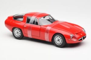 Alfa Romeo Giulia TZ Czerwony AUTOart 1:18 70196 Metal — zdjęcie 4 z 6