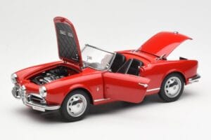 Alfa Romeo Giulietta 1300 Spider Czerwony AUTOart 1:18 70157 Metal — zdjęcie 2 z 8