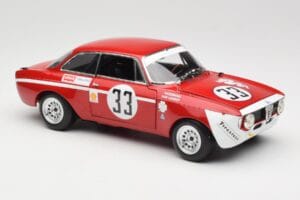 Alfa Romeo GTA 1300 Junior #33 T. Hezemans / G. van Lennep Hezemans Jarama 1972 Minichamps 1:18 100721233 Metal — zdjęcie 6 z 8
