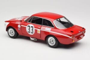 Alfa Romeo GTA 1300 Junior #33 T. Hezemans / G. van Lennep Hezemans Jarama 1972 Minichamps 1:18 100721233 Metal — zdjęcie 7 z 8