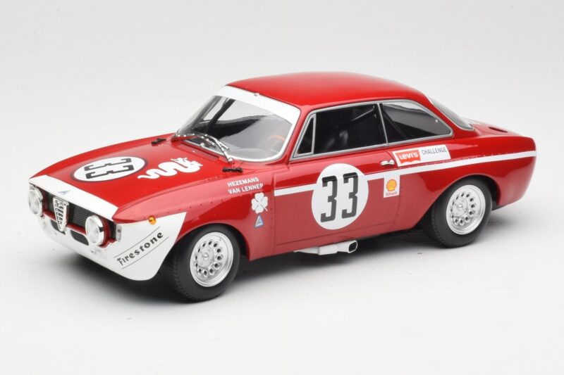 Alfa Romeo GTA 1300 Junior #33 T. Hezemans / G. van Lennep Division 1 Winners 4 Hours of Jarama 1972 Minichamps 1:18 15572123