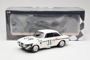 Alfa Romeo GTA 1300 Junior #35 C. Colzani / Pooky / G. Venturi 4 Hours of Jarama 1972 Minichamps 1:18 155721235 Metal — zdjęcie 6 z 6