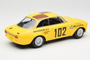 Alfa Romeo GTA 1300 #102 Squadra Corse R. Zanetti / M. Ruspa / Monzeglio Targa Florio 1971 Minichamps 1:18 155711202 Metal — zdjęcie 2 z 6