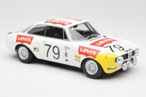 Alfa Romeo GTA 1300 #79 H. Rubens / C. Van Ryn 24 Hours of Spa 1971 Minichamps 1:18 155711279 Metal — zdjęcie 4 z 6