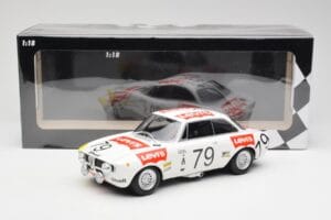 Alfa Romeo GTA 1300 #79 H. Rubens / C. Van Ryn 24 Hours of Spa 1971 Minichamps 1:18 155711279 Metal — zdjęcie 6 z 6