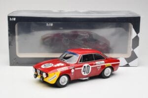 Alfa Romeo GTA 1300 #83 Autodelta C. Facetti / S. Truci 24 Hours of Spa 1972 Minichamps 1:18 155722283 Metal — zdjęcie 6 z 6
