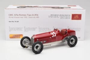 Alfa Romeo P3 #95 R. Caracciola Klausen Pass Hillclimb Winner 1932 CMC 1:18 M-224 Metal — zdjęcie 6 z 6