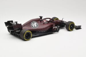 Alfa Romeo Racing C38 #7 K. Raikkonen Valentine's Day Livery Shakedown Fiorano 14th February 2019 Minichamps 1:18 110199907 M — zdjęcie 2 z 6
