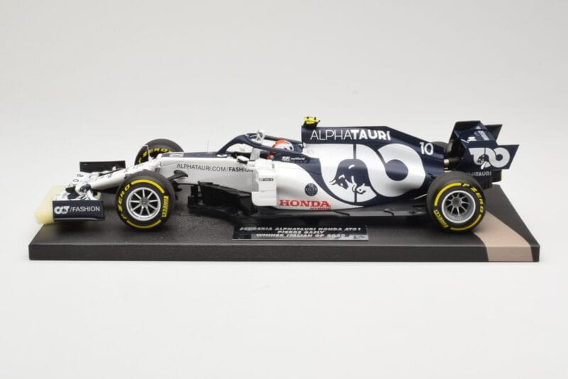 AlphaTauri Honda AT01 #10 P. Gasly Winner Italian GP 2020 Minichamps 1:18 117200810 Metal