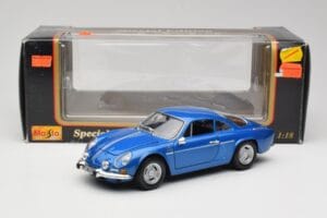 Alpine A110 1600 S Alpine Blue Maisto 1:18 50321 Metal — zdjęcie 8 z 8