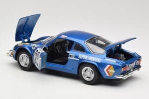 Alpine A110 1600S #28 Alpine-Renault O. Andersson / D. Stone Rally Monte Carlo 1971 Maisto 1:18 56033 Metal — zdjęcie 5 z 8
