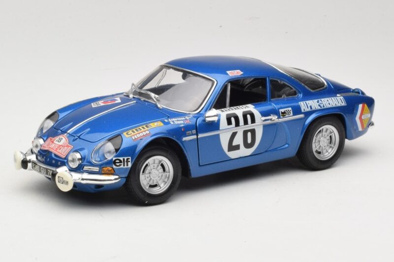 Alpine A110 1600S #28 Alpine-Renault O. Andersson / D. Stone Rally Monte Carlo 1971 Maisto 1:18 56033 Metal