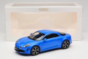 Alpine A110 A120 Alpine Blue Norev 1:18 185330 Metal — zdjęcie 6 z 6
