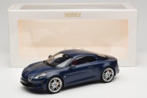 Alpine A110 S A120 Matte Storm Blue Norev 1:18 185444 Metal — zdjęcie 6 z 6