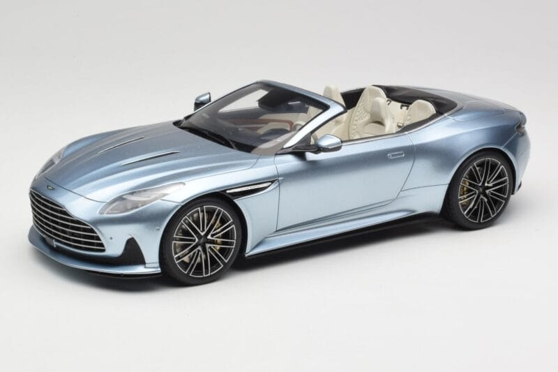 Aston Martin DB12 Volante Caribbean Blue Pearl GT Spirit 1:18 GT479 Żywica