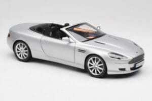 Aston Martin DB9 Volante Srebrny Minichamps 1:18 150137334 Metal — zdjęcie 6 z 8