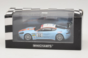 Aston Martin DBRS9 Gulf #92 T. Enge / Lechner VLN 250 Nurburgring 2008 Minichamps 1:43 400081392 Metal — zdjęcie 4 z 4