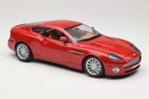Aston Martin V12 Vanquish Czerwony Bburago 1:18 34063 Metal — zdjęcie 6 z 8