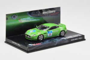 Aston Martin V8 Vantage N24 #7 U. Bez / Porritt / R. Meaden 24 Hours Nurburgring 2008 Minichamps 1:43 437081307 Metal — zdjęcie 2 z 4