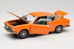 Audi 100 C1 Coupe S Pomarańczowy Anson 1:18 30402 Metal — zdjęcie 2 z 8