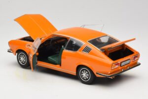Audi 100 C1 Coupe S Pomarańczowy Anson 1:18 30402 Metal — zdjęcie 5 z 8