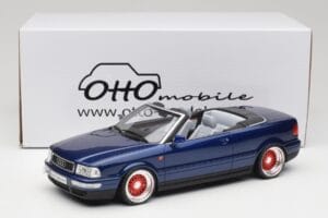 Audi 80 B4 Kabriolet Ming Niebieski Metallic Custom Wheels Otto 1:18 OT806-C Żywica — zdjęcie 6 z 6