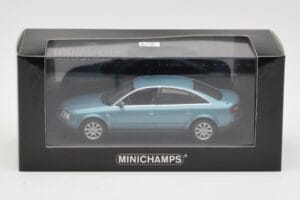 Audi A6 C5 Jasny Niebieski Minichamps 1:43 AUDI004 Metal — zdjęcie 4 z 4