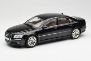 Audi A8 D3 W12 Czarny Kyosho 1:18 09212BK Metal