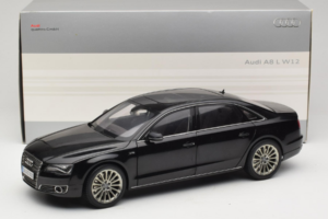 Audi A8L D3 W12 Phantom Black Kyosho 1:18 5011008125 Metal — zdjęcie 8 z 8