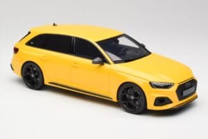Audi RS4 B9 Avant 25th Anniversary Vegas Żółty GT Spirit 1:18 GT935 Żywica — zdjęcie 4 z 6