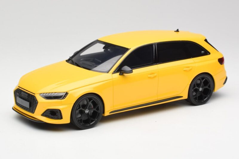 Audi RS4 B9 Avant 25th Anniversary Vegas Żółty GT Spirit 1:18 GT935 Żywica