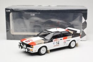 Audi Quattro #14 M. Mouton / F. Pons Winners Rally Sanremo 1981 Minichamps 1:18 155811114 Metal — zdjęcie 6 z 6