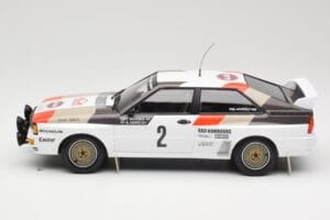 Audi Quattro A1 #2 H. Mikkola / A. Hertz Audi Sport Rally Monte Carlo 1983 Minichamps 1:18 155831102 Metal — zdjęcie 3 z 6