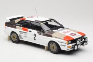 Audi Quattro A1 #2 H. Mikkola / A. Hertz Audi Sport Rally Monte Carlo 1983 Minichamps 1:18 155831102 Metal — zdjęcie 4 z 6