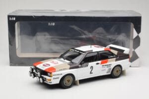 Audi Quattro A1 #2 H. Mikkola / A. Hertz Audi Sport Rally Monte Carlo 1983 Minichamps 1:18 155831102 Metal — zdjęcie 6 z 6