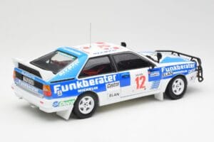 Audi Quattro A2 #12 H. Wittmann / R. Diekmann Safari Rally 1984 Sun Star 1:18 4246 Metal — zdjęcie 3 z 8